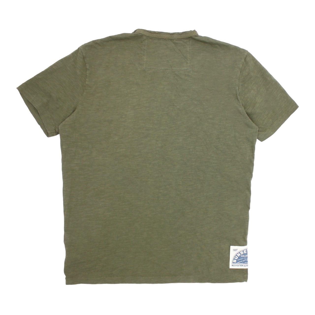 KELP GREEN CREW NECK TEE
