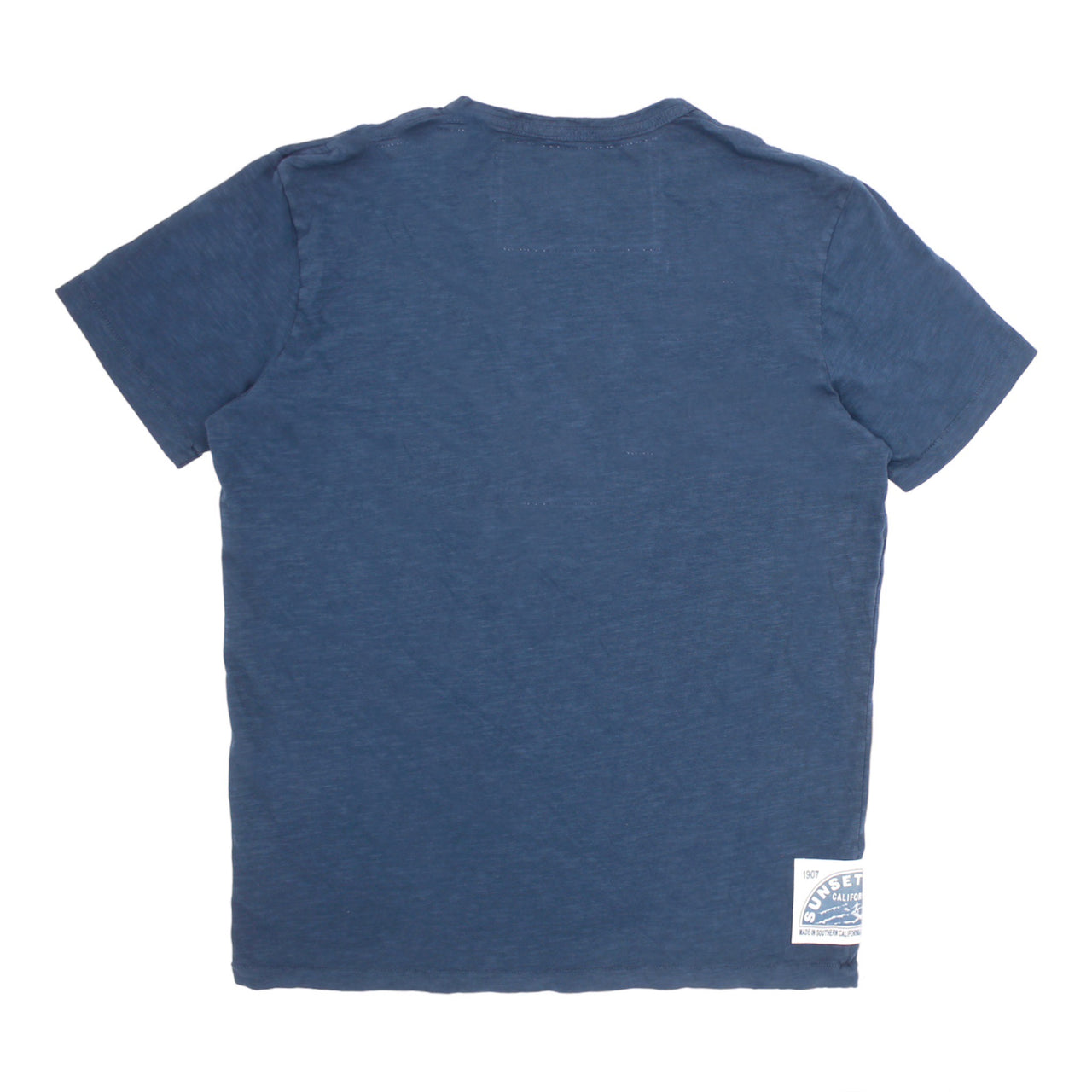 DEEP SEA BLUE CREW NECK TEE